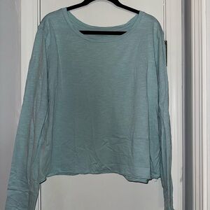 Anthropologie Light Blue Long Sleeve Top